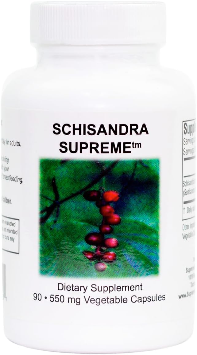 Supreme Nutrition Schisandra Supreme, 90 Pure Schisandra Fruit Vegetarian Capsules