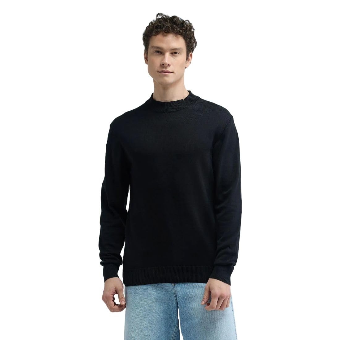 flying machine Men's Regular Fit Sweater| Solid-picture-10