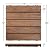Yaheetech 55pcs Patio Deck Tiles Interlocking Wood Composite Deck Wooden Flooring Deck Tiles 12 x 12in Fir Wood Indoor&Outdoor, Brown