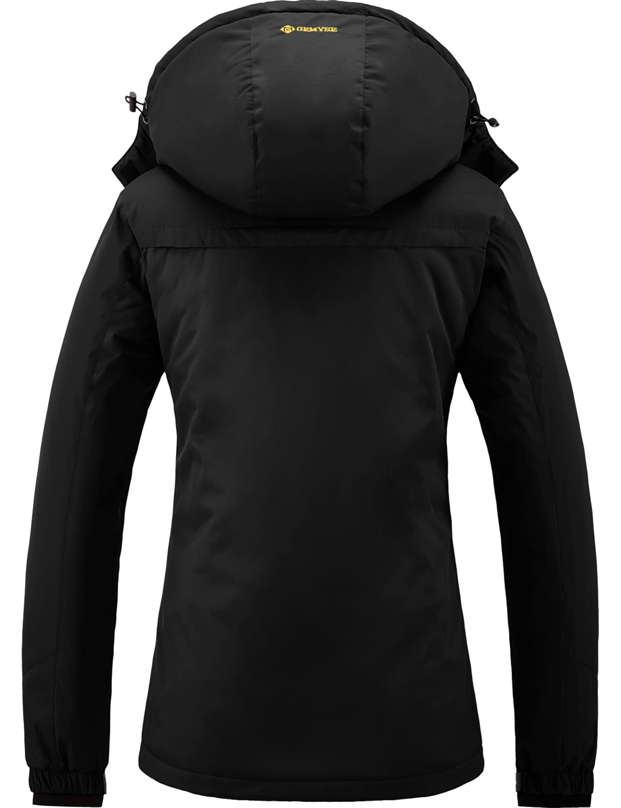 GEMYSE Donna Giacca da Sci impermeabile montagna Giacche Pile invernale antivento Cappotto con Cappuccio