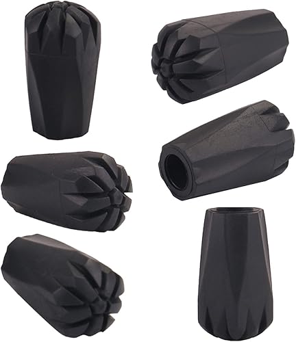 Miniatura 7 de Accesorios para bastones de senderismo extra gruesos y resistentes al desgaste, puntas de goma para soporte de nieve para bastones de senderismo