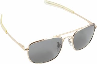 HUMVEE Polarized Aviator Sunglasses for Men & Women – Gold Frame, Gray Lens, UV400 – Great for Driving, Fishing, Gifts