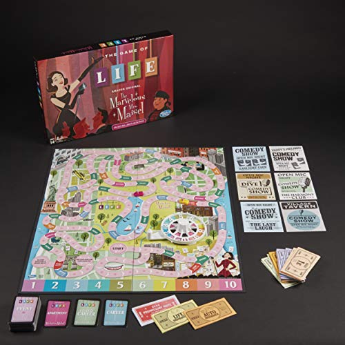 The Game Of Life: The Marvelous Mrs. Maisel Edition Board Game; Inspired By The Amazon Original Prime Video Series #TOP5