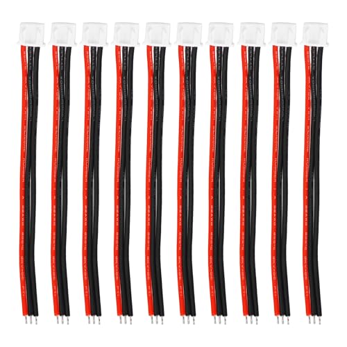 10PCS JST-XH Cable Extensor para Balanceo 2S, 3.9" 22AWG miniatura 1