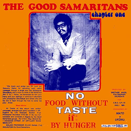 The Good Samaritans - No Food Without Taste If By Hunger (Analog Africa Dance Edition No.20) (ORANGE VINYL)