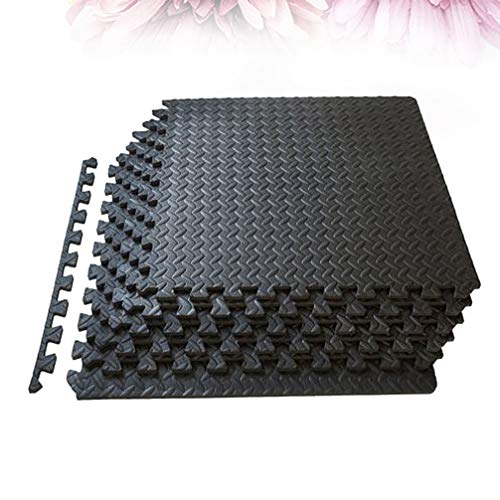 IMIKEYA Tapete de exercício para quebra-cabeça 0,4 cm de espessura de espuma EVA interligada azulejo