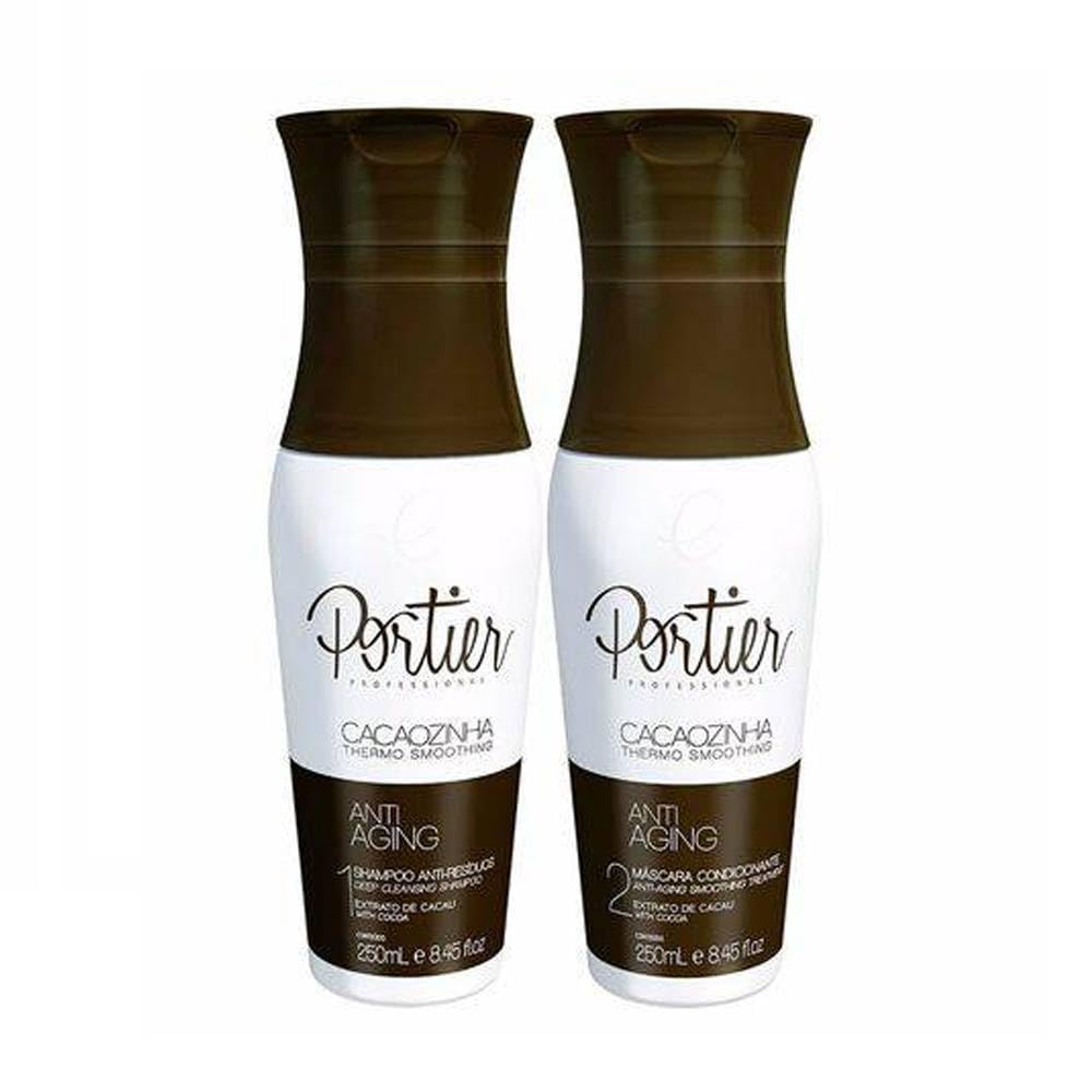 Kit Portier Cacaozinha Alisamento Progressiva 2x250ml