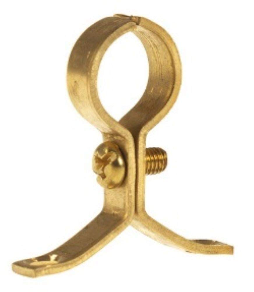Pressed Brass Pipe Clip Bracket, 35mm- Bags of 10.