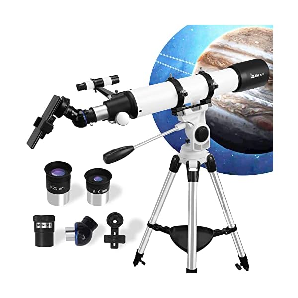 90x700 MM Teleskop Astronomie,Teleskope für Erwachsene,Professionelles Astronomische Teleskop für Kinder und Einsteiger…