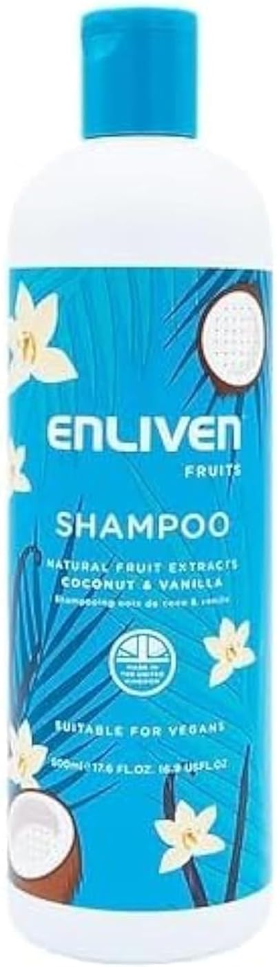 Fruit Extracts Shampoo 500ml Coconut & Vanilla