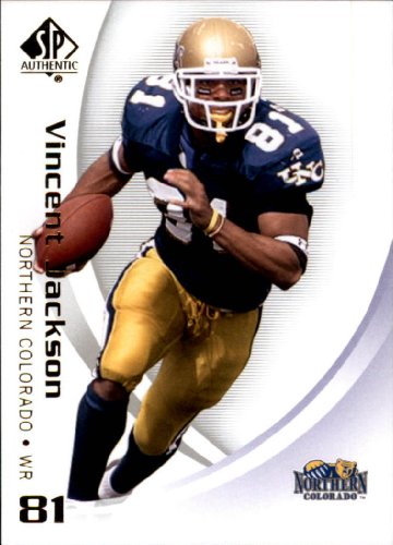 2010 SP Authentic Football #99 Vincent Jackson Northern Colorado Bears