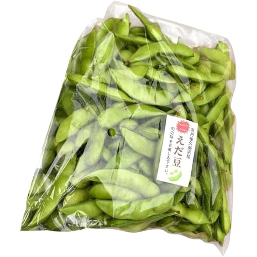 [先行予約]朝採り枝豆(湯上り娘)500g(250g×2パック)(栽培期間中農薬・化学肥料・除草剤不使用)(2026年7月上旬〜発送)