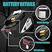 2-Pack 8000mAh High Capacity Replacement for Makita 18V Battery Compatible with Makita 18 Volt Batteries BL1860B BL1850B BL1840B BL1830B BL1815B LXT400 with LED Indicator Cordless Power Tools (White)
