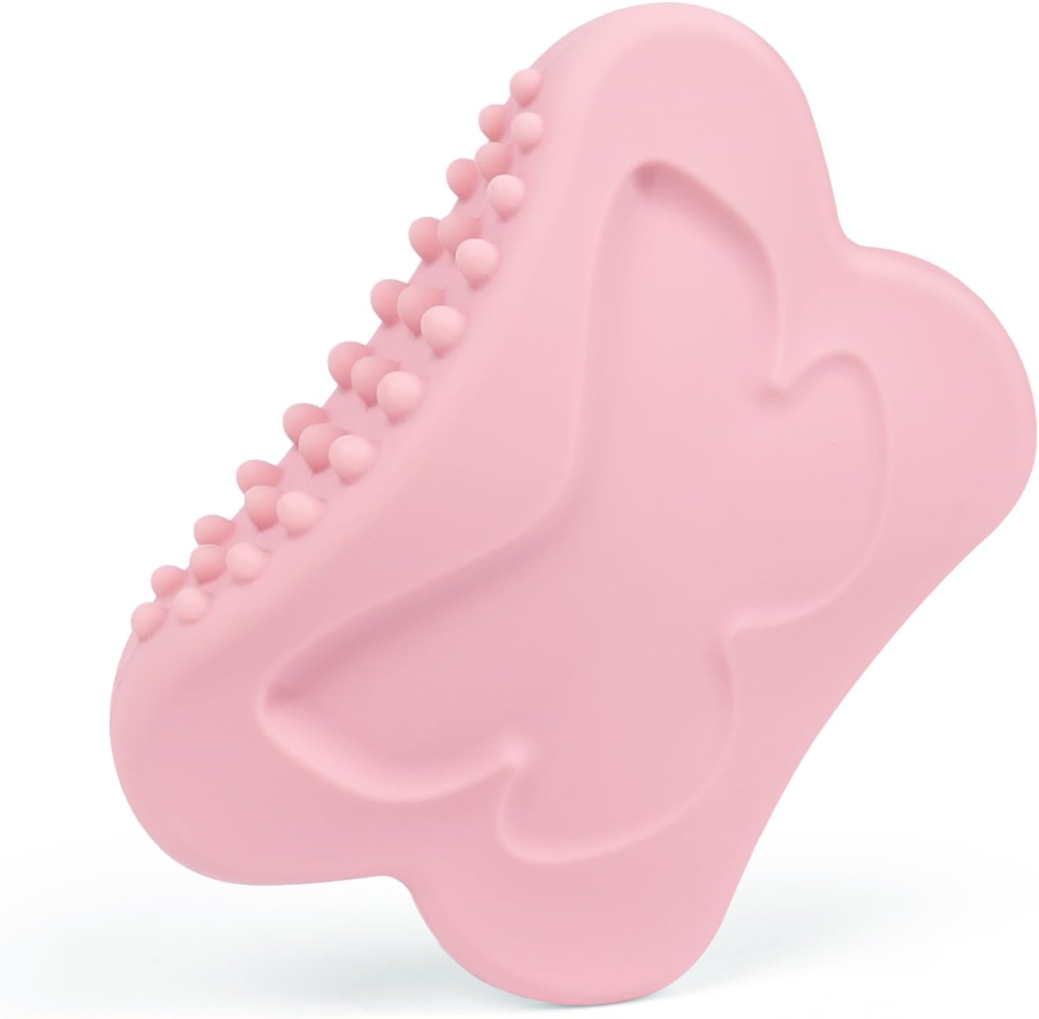 Premium Silicone Gua Sha Tools - Face Body Massage Tools for Jawline, Neck, Legs, Lymphatic Relief, Skin Care Routine, Relaxation & Puffiness Reduction(Pink)
