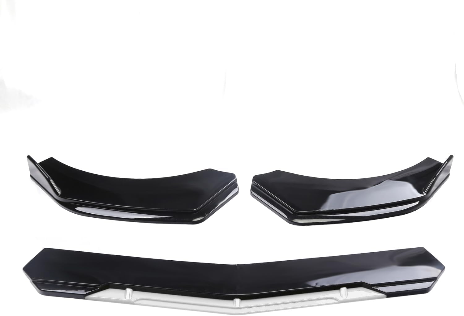 JMTBNO Front Bumper Lip Splitter,Car Front Lip Spoiler Body Kit Compatible with Honda Civic Chevy Camaro VW Golf Infiniti G37 Mitsubishi Lancer Mercedes Benz Dodge Challenger SRT RT SXT