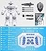 RONGWALLE Robot Toys for Kids Age 6-10, Intelligent Programmable RC Robot with Gesture Sensing, Singing, Dancing, and Storytelling, Christmas Birthday Gifts for Boys Girls