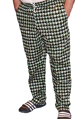 Unisex Classic Ultimate Cotton Chef Pant (as1, Alpha, s, Regular, Regular, Blue Abstract Houndstooth)