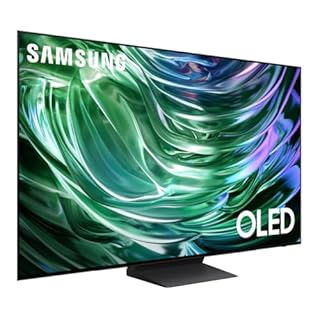Samsung OLED 4K S90D Fernseher 77 Zoll (196 cm), TV Mit Neural Quantum AI Gen2 Prozessor, HDR+, AI Upscaling, Smart TV, KI TV, 77S90D [2024]