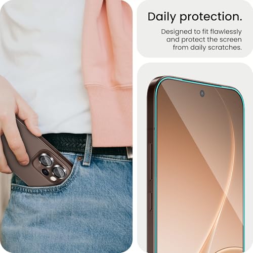Image of ArmourPro Edge to Edge Tempered Glass for Oppo Reno 15 Pro Mini with Black Camera Ring Guard, 9H Screen Protector, Anti-Scratch, Anti-Fingerprint, Bubble-Free Installation Kit