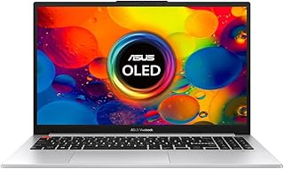 ASUS Laptop Vivobook S15 OLED S5504VN 15.6" Full HD 500nits 120Hz OLED Laptop (Intel i7-13700H, Intel Arc A350M 4GB Graphics, 16GB RAM, 1TB SSD, Backlit Keyboard, Windows 11) Intel EVO Certified