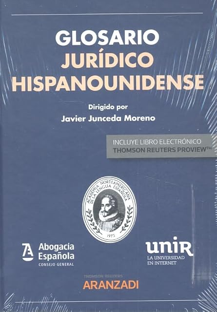 Portada de Glosario Jurídico Hispanounidense