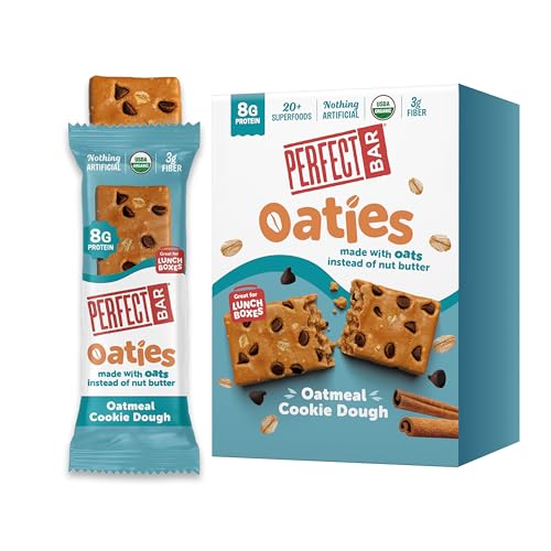 Perfect Bar Oaties Refrigerated Protein Bars, Brownie Batter, Oat-Based Lunch Box Snacks, 8g Protein, 20+ Superfoods, Kids & Adults, 1.83 oz bars, 4 count (Pack of 2) image 5