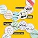 Super Cute Glass Magnets – Decorative Multipack Set with Strong Grip – Great for Fridge, Lockers, Photos & Notes