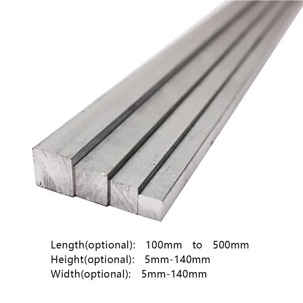 Pręt aluminiowy kwadratowy 6061 Pręt z rdzeniem pełnym 100-500mm 1szt(100x32x32mm)