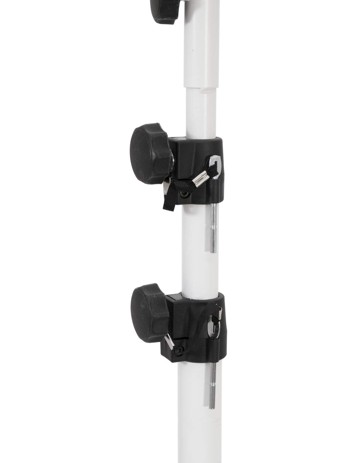 EUROLITE STV-60-WOT EU Stahlstativ weiß | Lichtstativ mit Querträger, Made in EU, Maximallast 30 kg, Höhe 150-315 cm