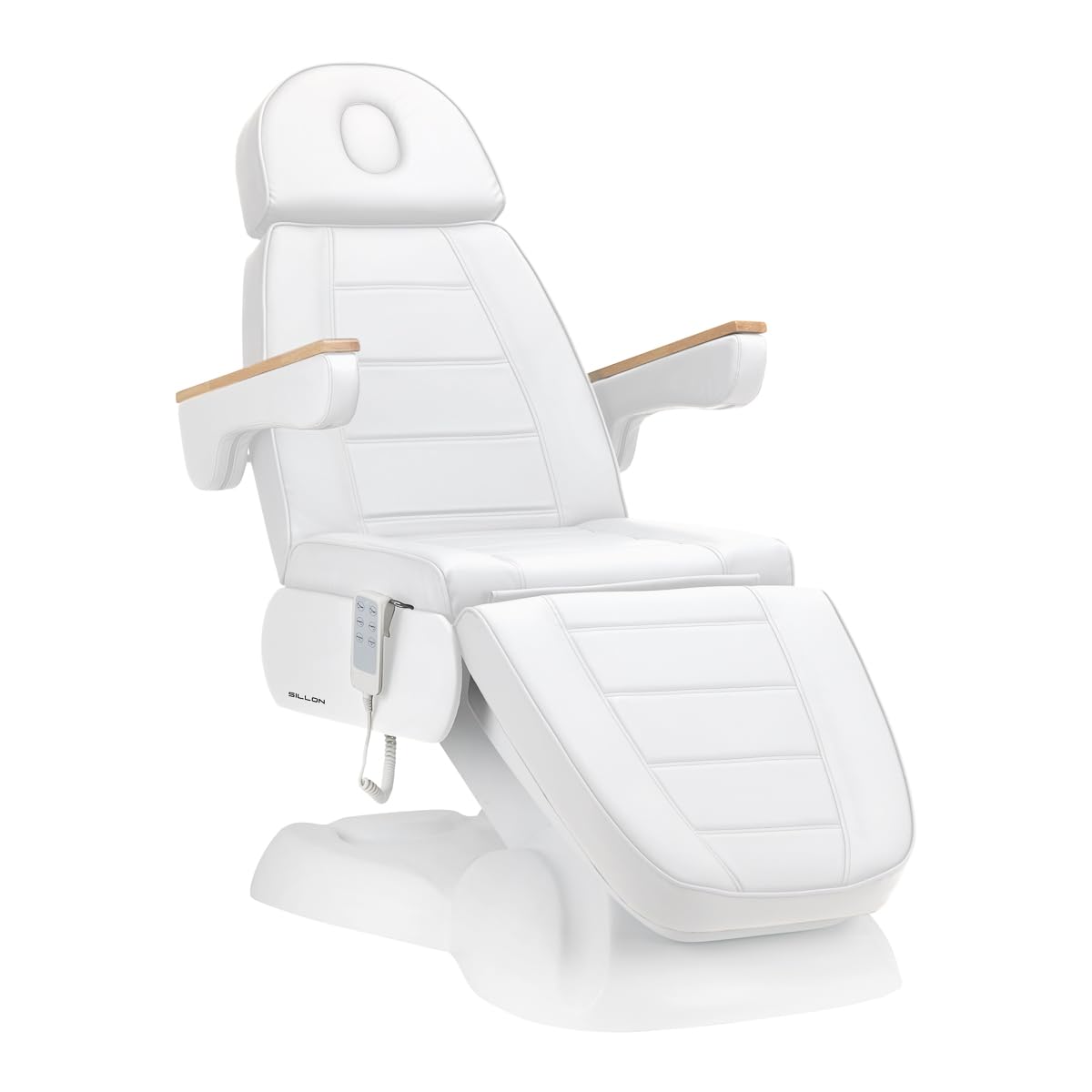 ACTIVESHOP Elektrische Kosmetikliege Kosmetikstuhl Behandlungsliege LUX 3 Weiss