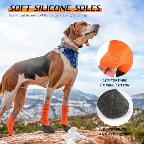 Lesotc DOG SOCKS DOG SHOES,L Dog Shoes For Large Medium Dogs, Dog Boots & Paw Protectors thumb #3