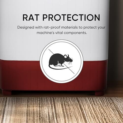 Image of SHARP 7 kg, 5 star with E-Spin Pulsator,Semi-Automatic Top Loading Washing Machine, 1300 RPM (ES-SD70NB-FR, Ruby Red, Pure Wave)