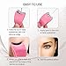 Miuffue Eyelash Applicator Tool 35mm Width Lash Applicator Clip, 1PCS Eyelash Tweezers for False Lashes, Pink