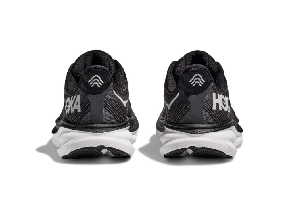 Image of Hoka Men's Clifton 9 Black /White 13 Medium