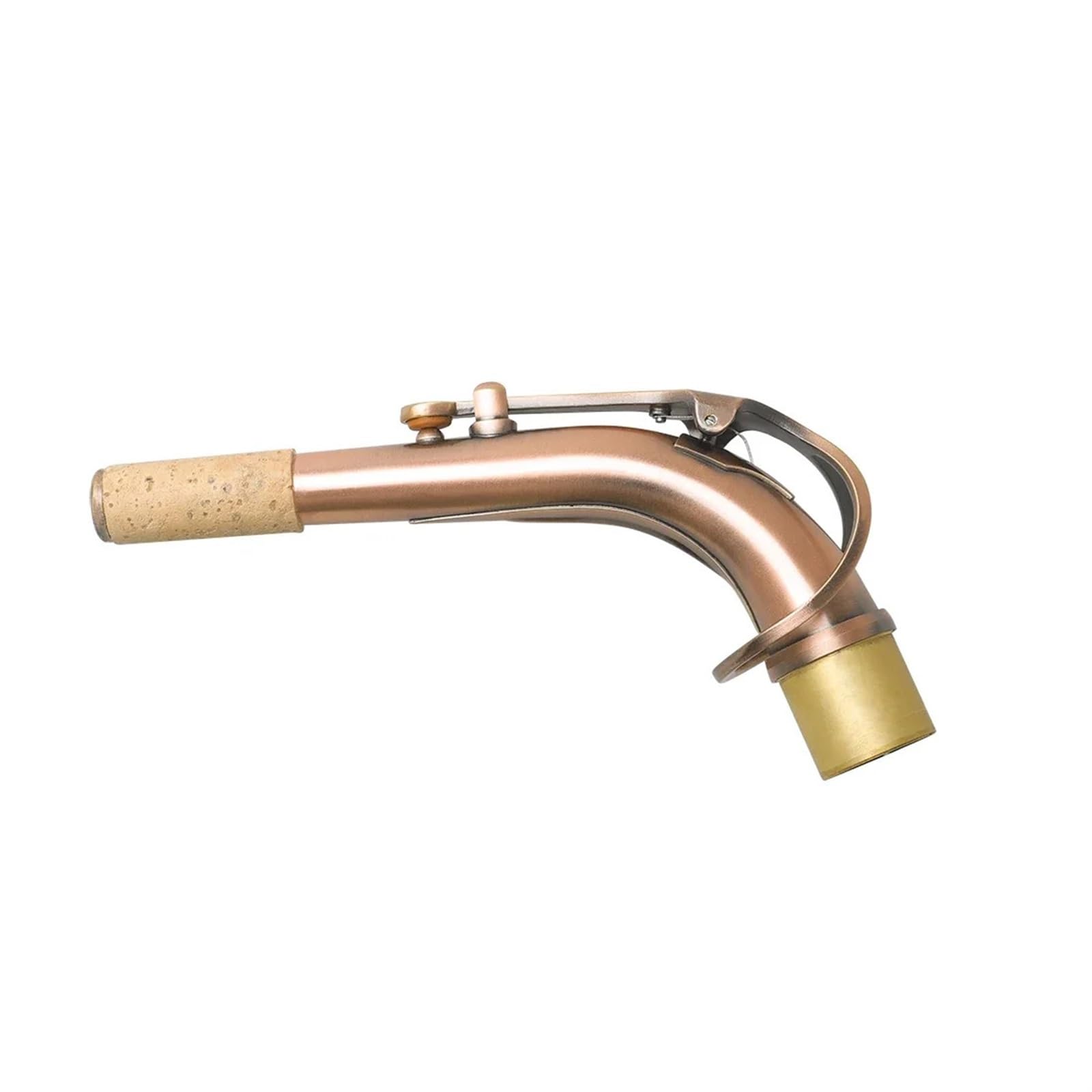 Tudel De Saxofón Alto De 24,5 Mm, De Latón, Con Cuello Curvado, De Bronce Y Cobre Rojo Vintage, Piezas Y Accesorios For Instrumentos De Viento De Madera(B66)
