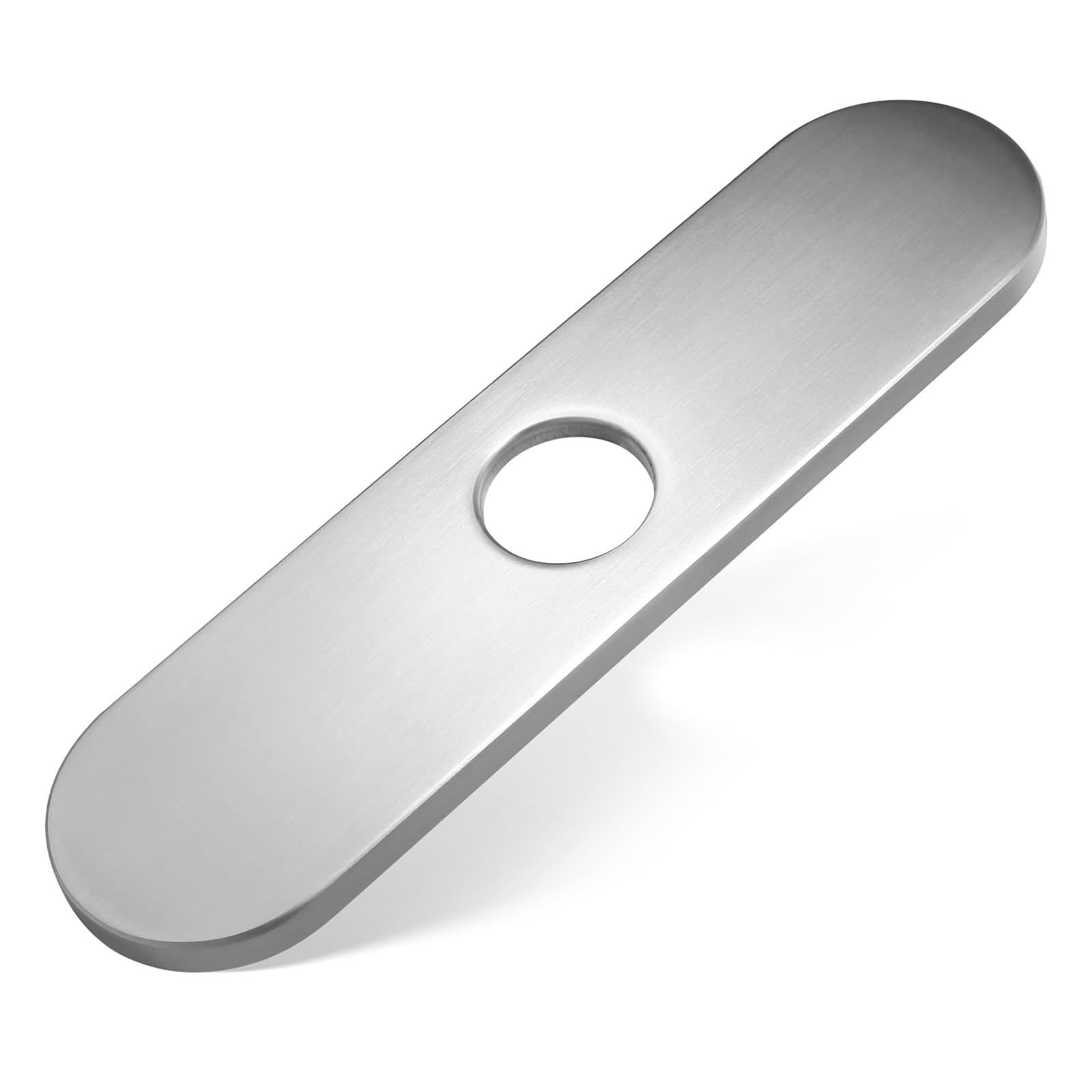 Fromceo Multicolor Sink Hole Cover Plate For Kitchen Faucet, Stainless Steel Deck Plate With Brushed Finish And Foam Seal To Hide Unused Side Holes Neatly Foam Gasket