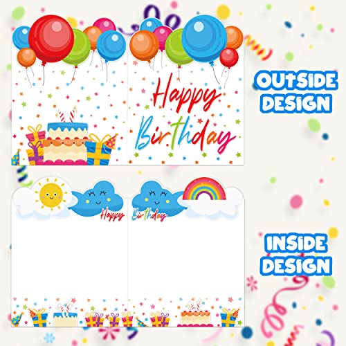 Image of 2 Pack Jumbo Birthday Cards 22 x 14 Inch, Large Birthday Guest Book Alternative Signature Board for Women Men Giant Large Birthday Greeting Cards for Girl Boy Birthday Supplies, Excluding