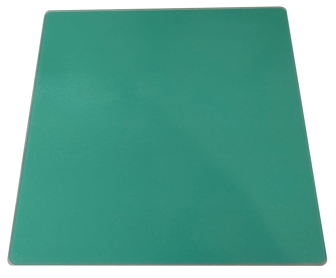 Square Coloured - Glass Worktop Saver 40cm x 40cm by Pearl Glass (Mint Green)