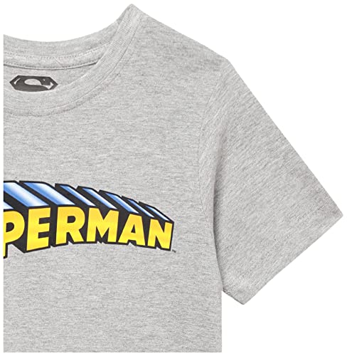 Image of Superman Boy's Cartoon Regular T-Shirt (WBSMBCT002.4 13-14Y)