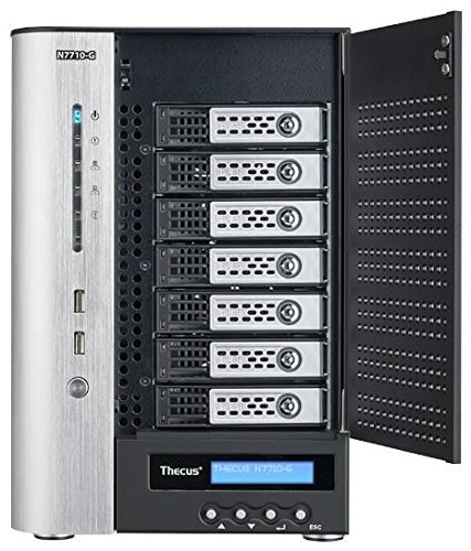 Thecus NAS PMI-Tower 7 Bay Server, Intel Pentium G850 Dual Core CPU 2.9GHz, 4 GB DDR3, Nero