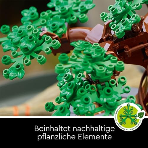 LEGO Botanicals Bonsai Baum Set für Erwachsene - Pflanzen Home Deko Set - DIY Projekt und entspannende kreative Aktivität - Geschenkidee für Frauen und Männer - Botanik Kollektion 10281