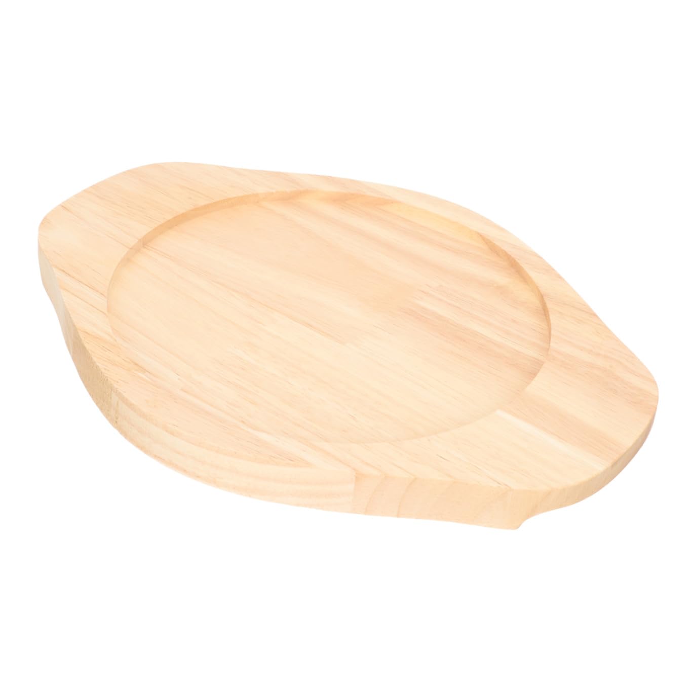 Tapis D’Isolation Thermique Rond en Bois, Décoratif et Simple