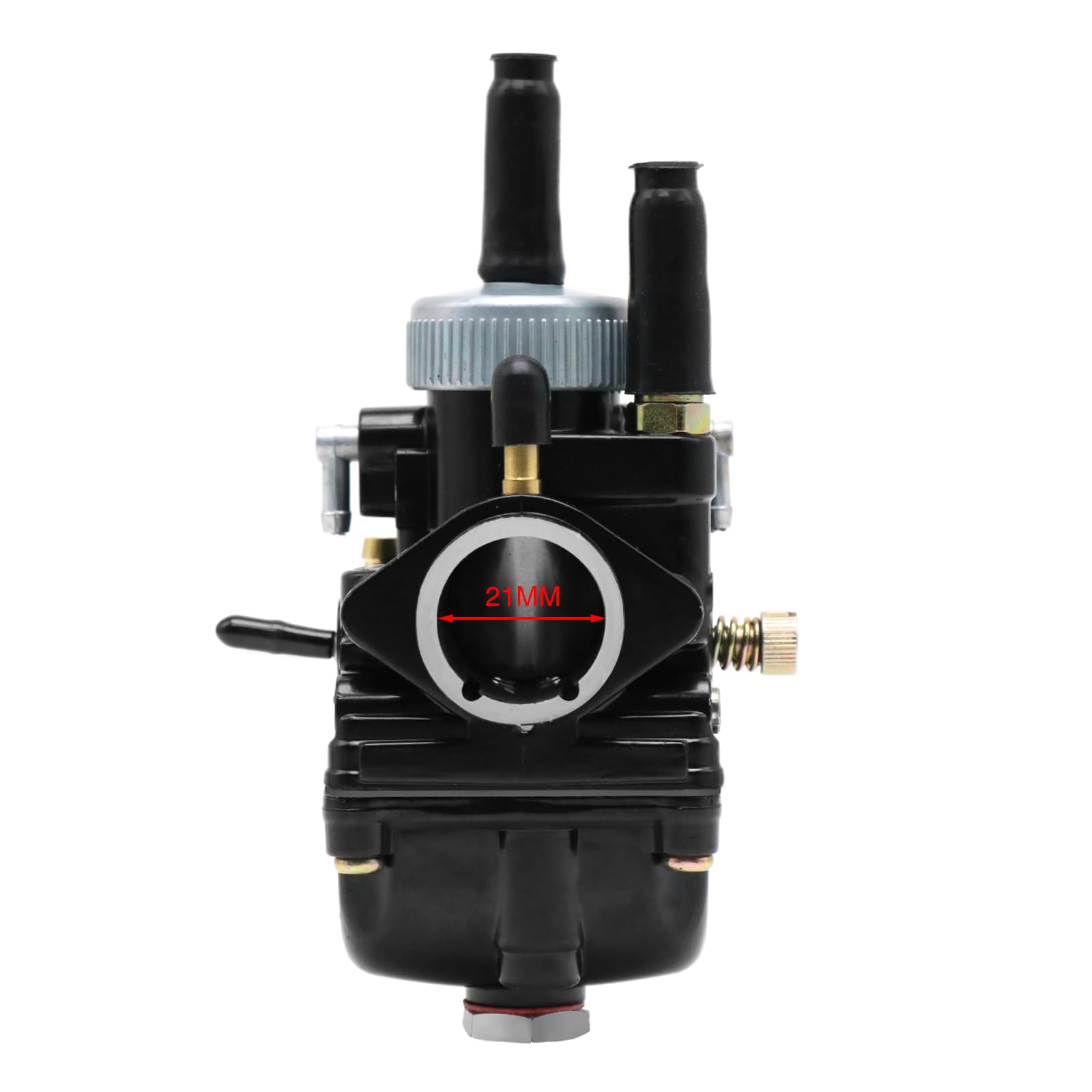 Carburador de motocicleta para PHBG DS 21 mm Carburador de carburador para 2 tiempos 50-110cc Scooter Moto Moped (21 mm)