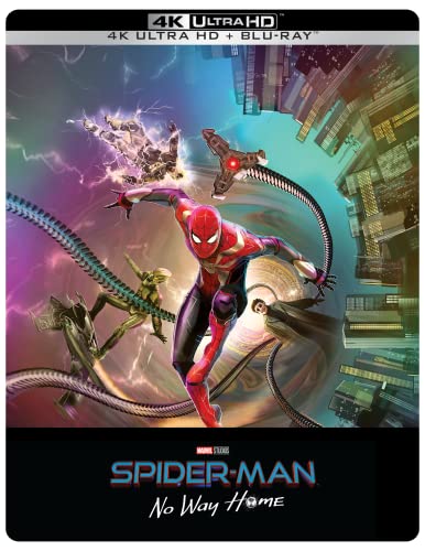 Spider-Man : No Way Home [Édition Limitée Exclusive Amazon.FR boîtier SteelBook Pop Art-4K Ultra HD + Blu-Ray] [Édition Limitée exclusive Amazon.fr boîtier SteelBook Pop Art - 4K Ultra HD + Blu-ray]