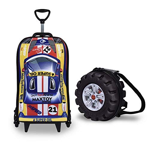 Mochila Com Rodinha 3D F4 Super - Maxtoy