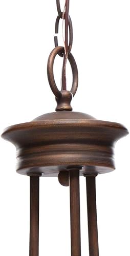 Miniatura 4 de Grace 3-Light Frota Bronce Chandelier Frota Bronce