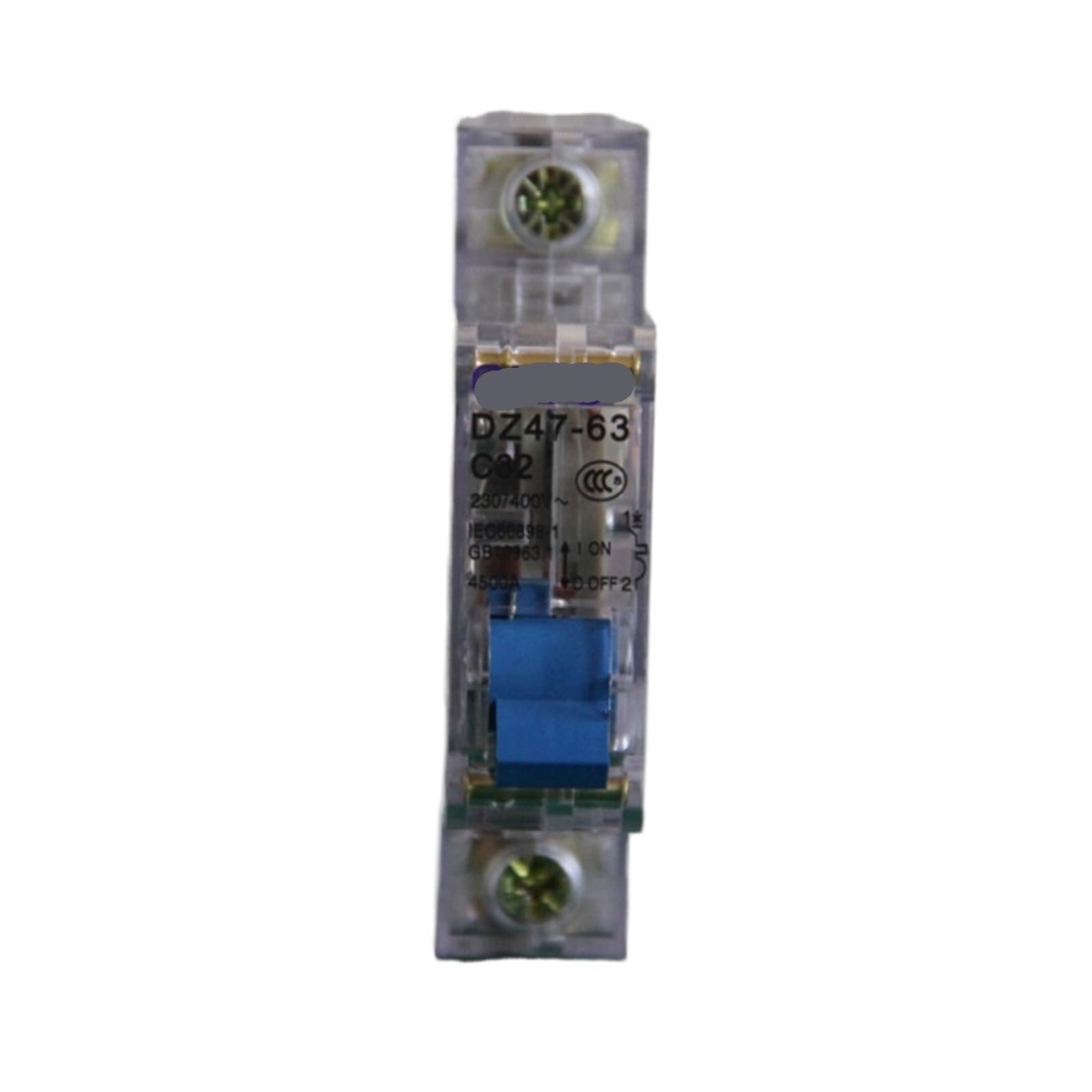 Disjoncteur ouvert unipolaire DZ47 25A 1P pour tableau électrique