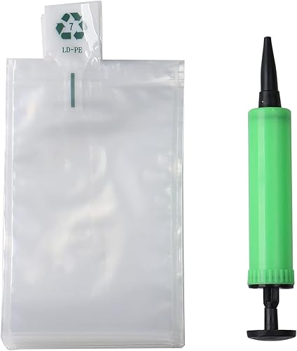 Bolsa inflable de plástico transparente con cojín de bomba gratis, bolsa de embalaje de aire, bolsa de bloqueo de cojín inflable de aire, bolsa