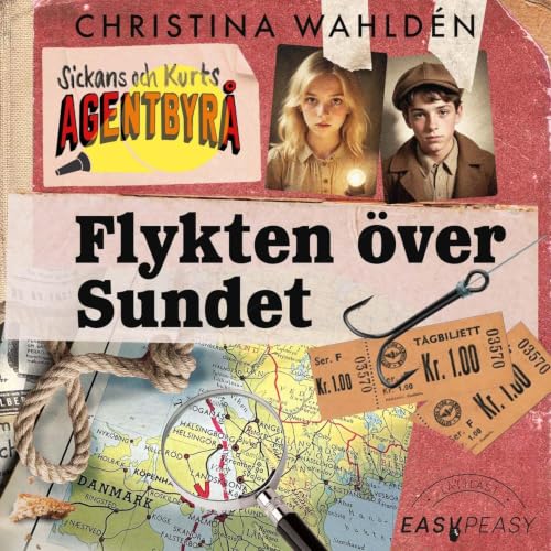 Diseño de la portada del título Flykten &ouml;ver Sundet