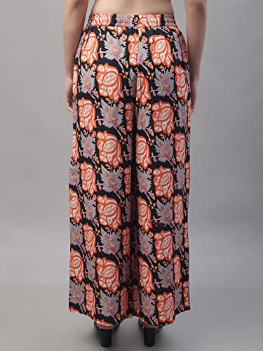 Image of Pistaa's Women's Regular Fit High Rise Palazzo